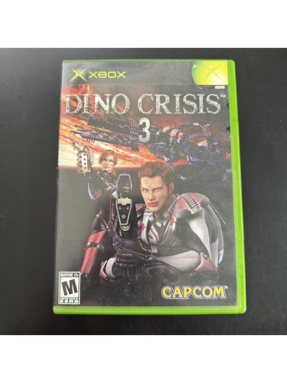 Dino Crisis 3 Microsoft Xbox Capcom 2003 Action Sci-Fi Dinosaur Game NTSC CIB